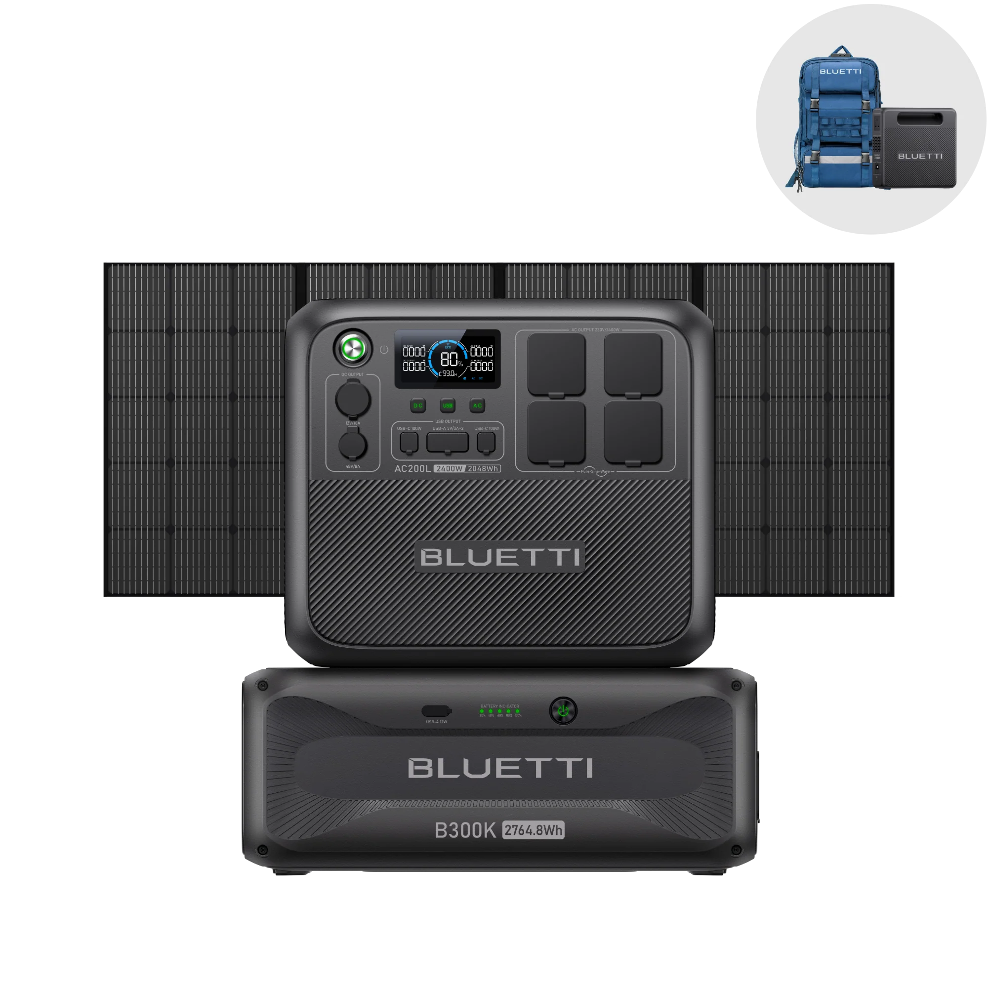 BLUETTI AC200L Power Station Portatile | 2400 W 2048 Wh（Esaurito） - Image 23