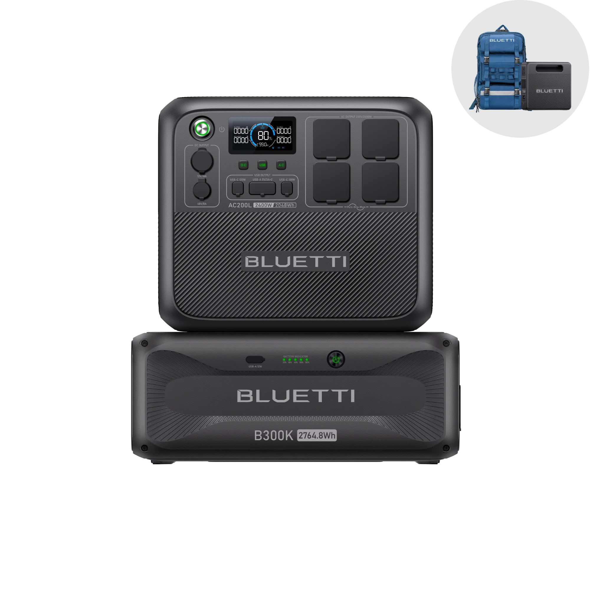 BLUETTI AC200L Power Station Portatile | 2400 W 2048 Wh（Esaurito） - Image 24