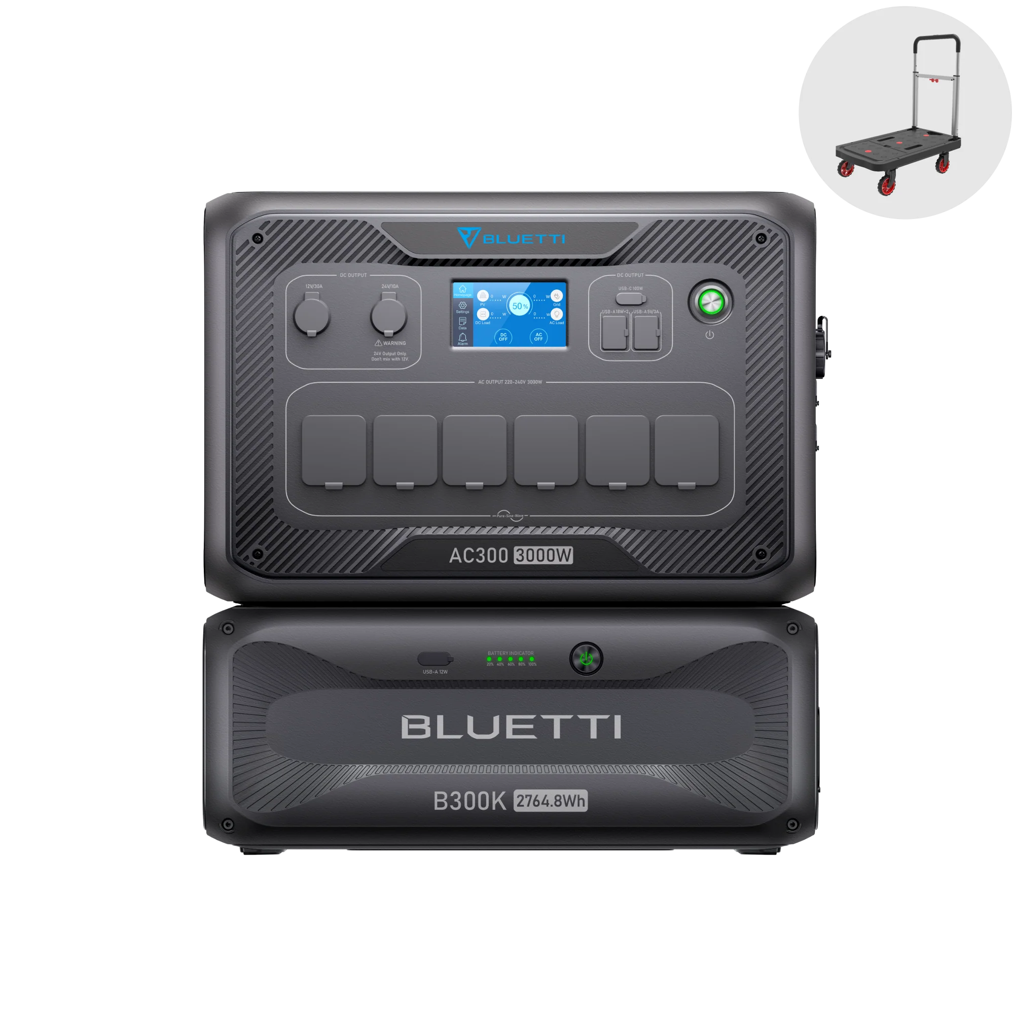 BLUETTI AC300 + B300K Backup Domestico - Image 11