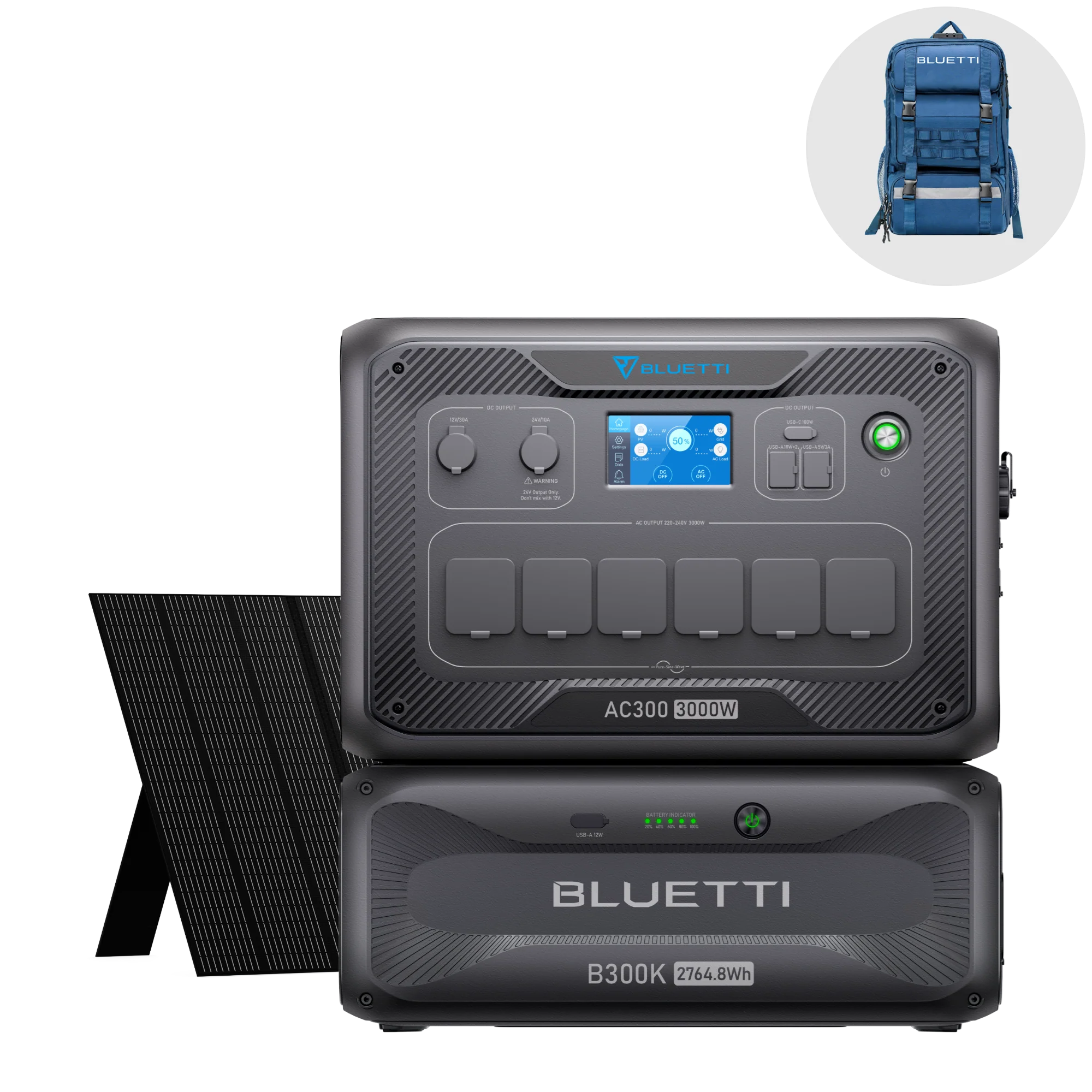BLUETTI AC300 + B300K Backup Domestico - Image 12