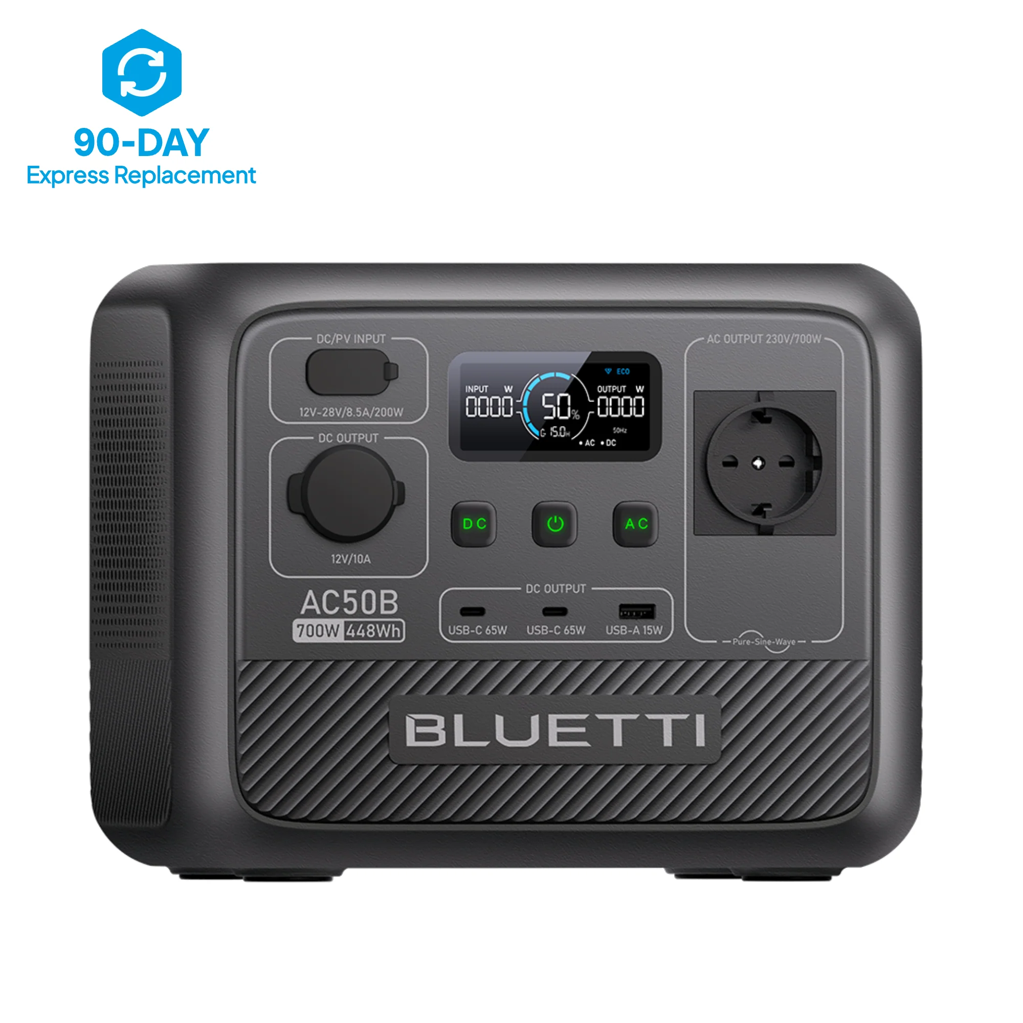 BLUETTI AC50B Power Station Portatile per Campeggio | 700 W 448 Wh（Esaurito） - Image 2