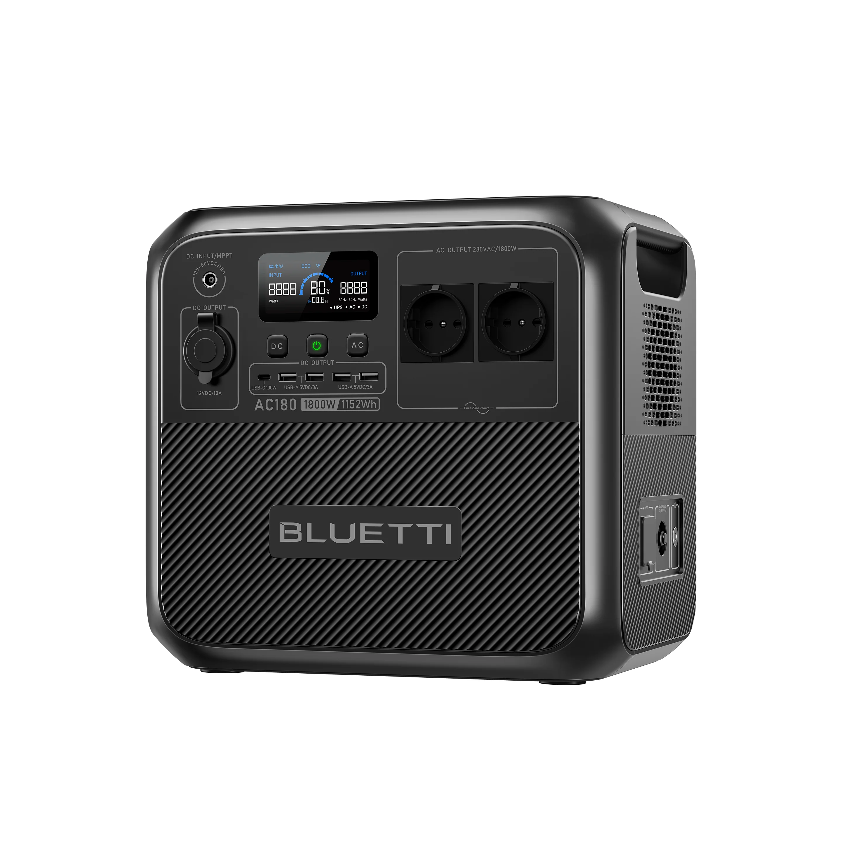 BLUETTI AC180 Power Station Portatile | 1.800 W 1.152 Wh（Esaurito） - Image 3