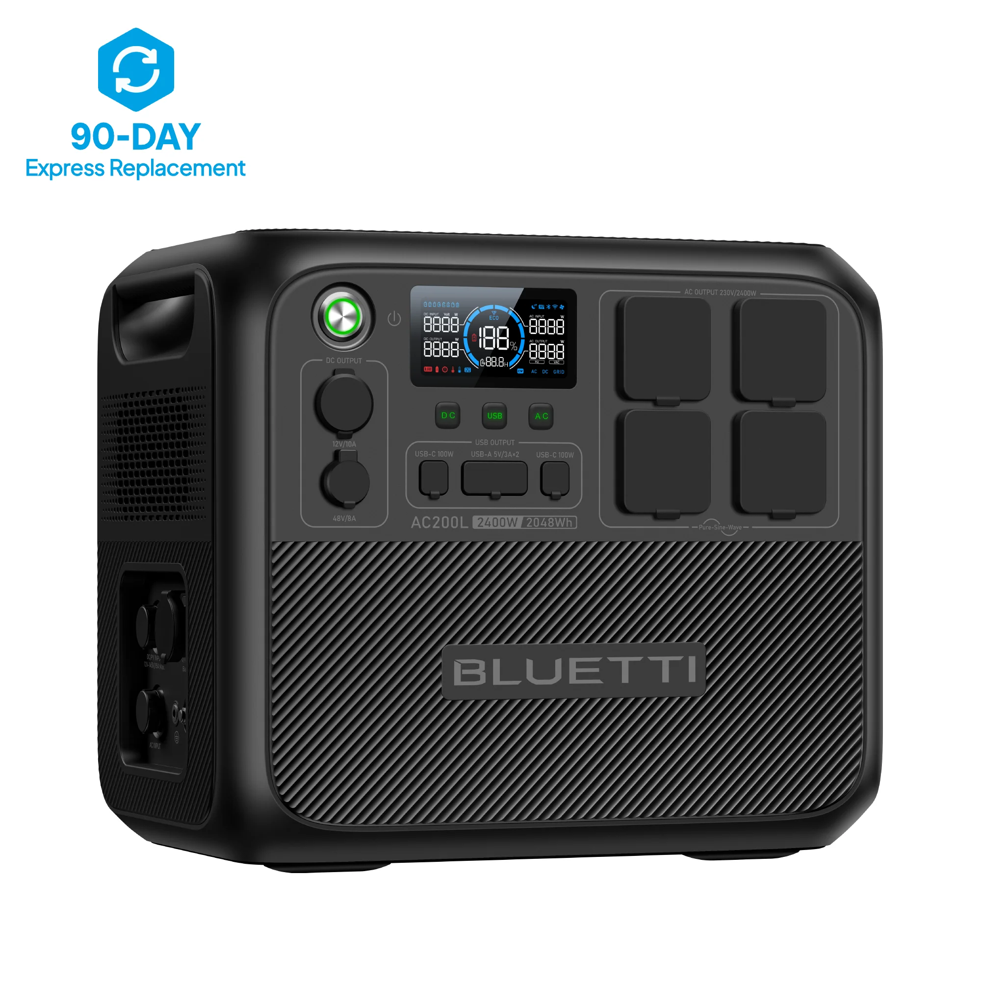 BLUETTI AC200L Power station portatile | 2400 W 2048 Wh (AMZ) - Image 2