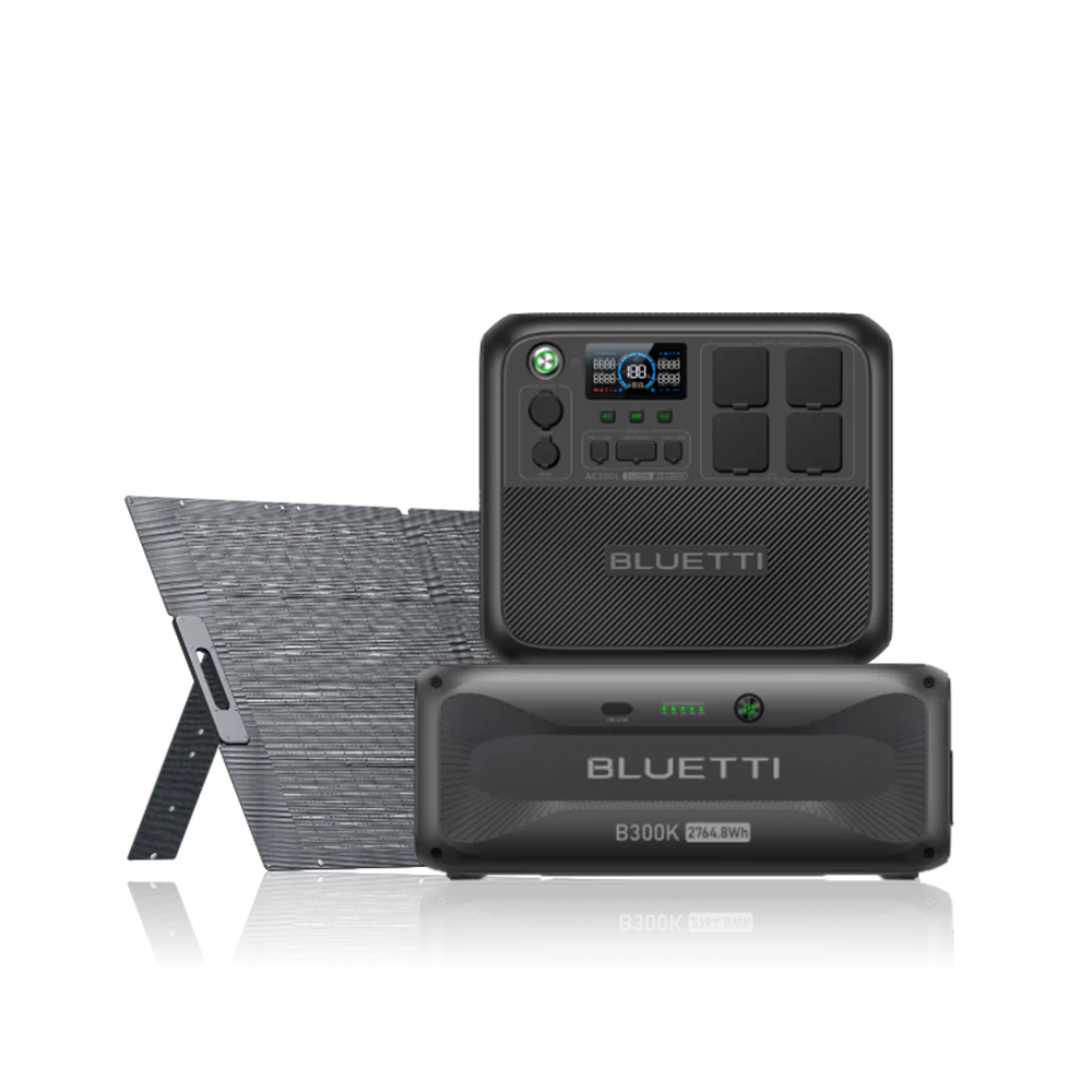 BLUETTI AC200L+B300K+350W Kit Generatore Solare