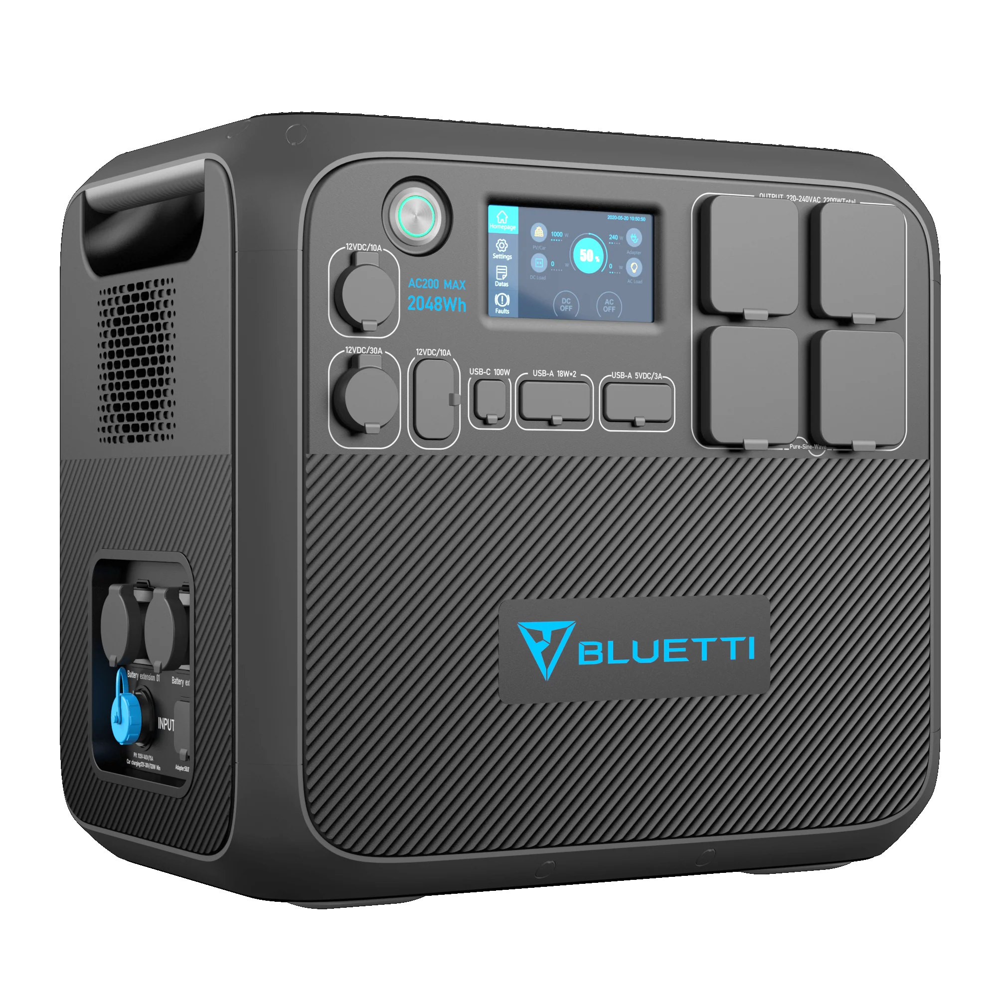 BLUETTI AC200MAX Power Station | 2.200 W 2.048 Wh - Image 4