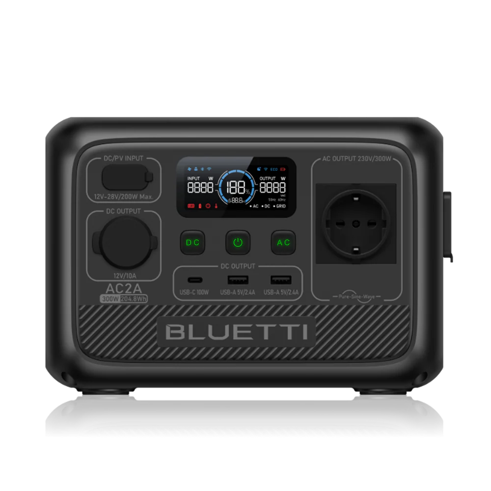 BLUETTI AC2A Power Station Portatile | 300 W 204,8 Wh