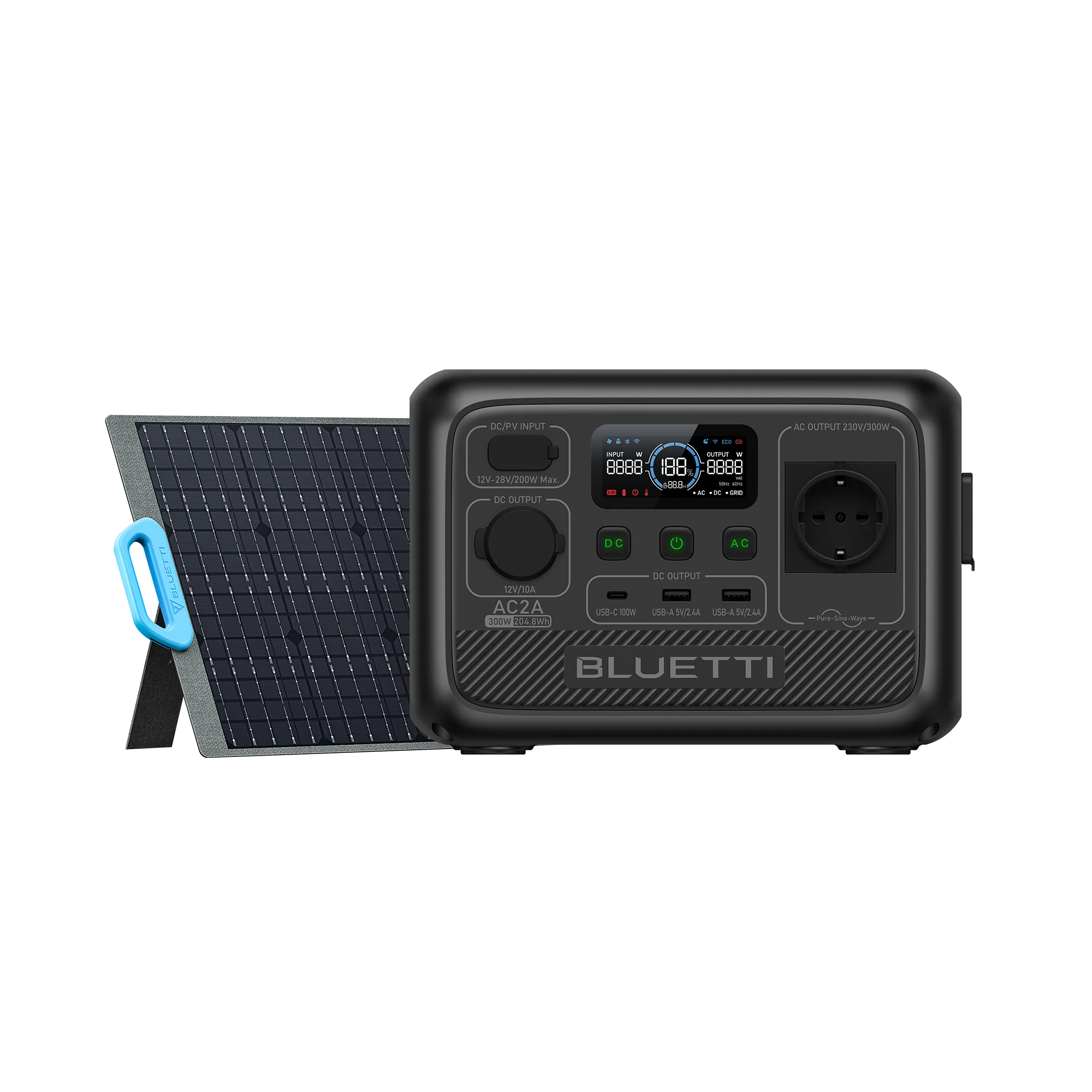 BLUETTI AC2A Power Station Portatile | 300 W 204,8 Wh - Image 10