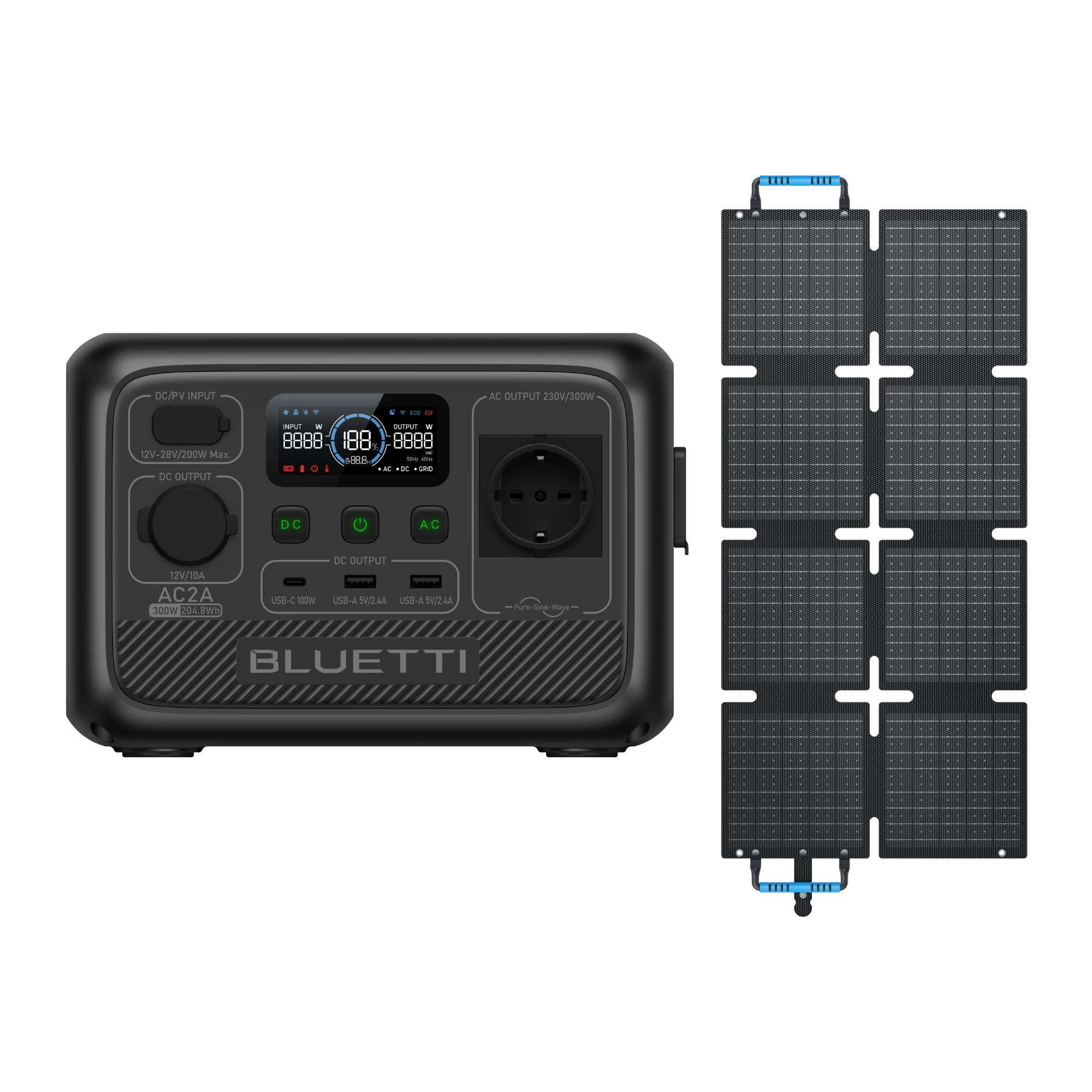 BLUETTI AC2A Power Station Portatile | 300 W 204,8 Wh - Image 12