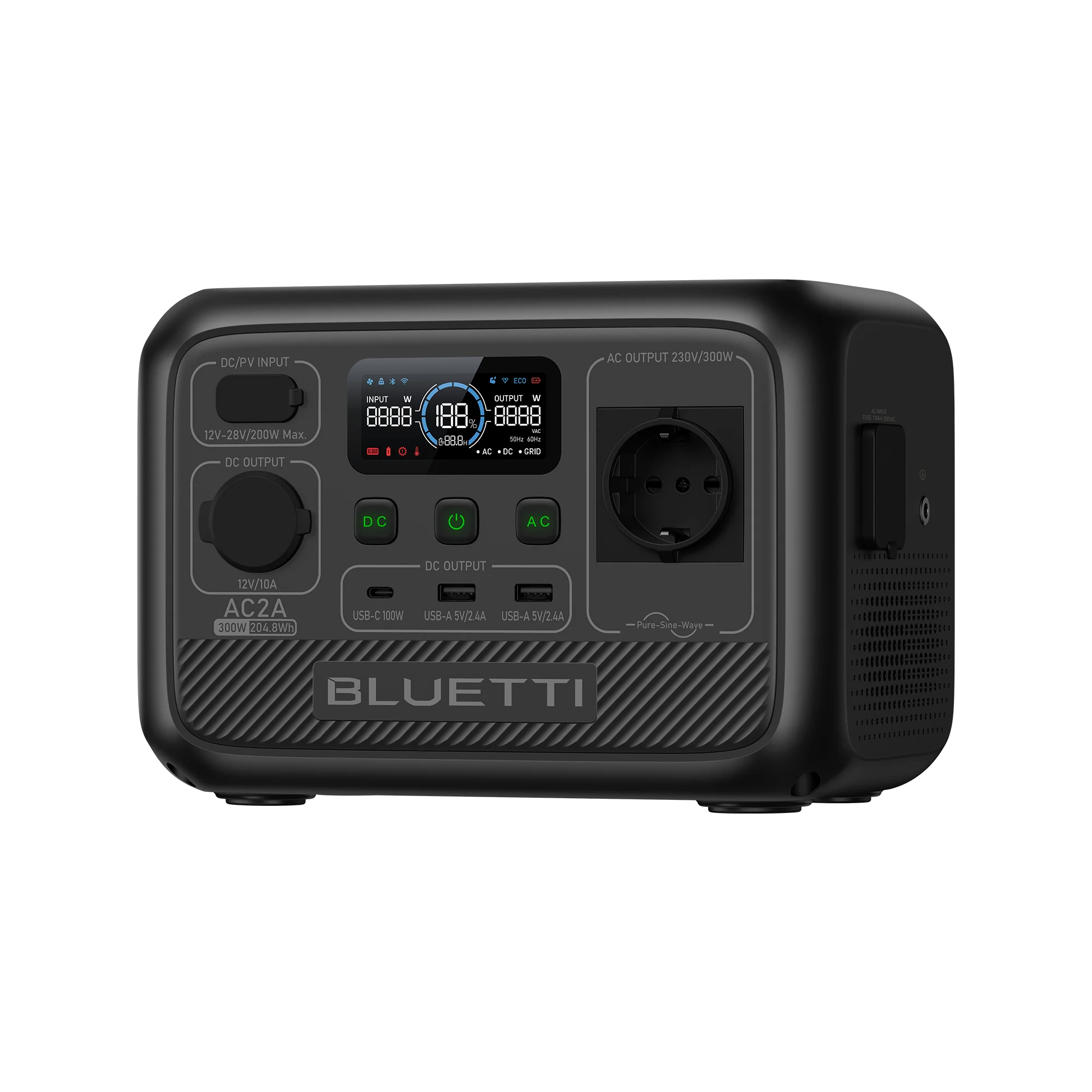 BLUETTI AC2A Power Station Portatile | 300 W 204,8 Wh - Image 4