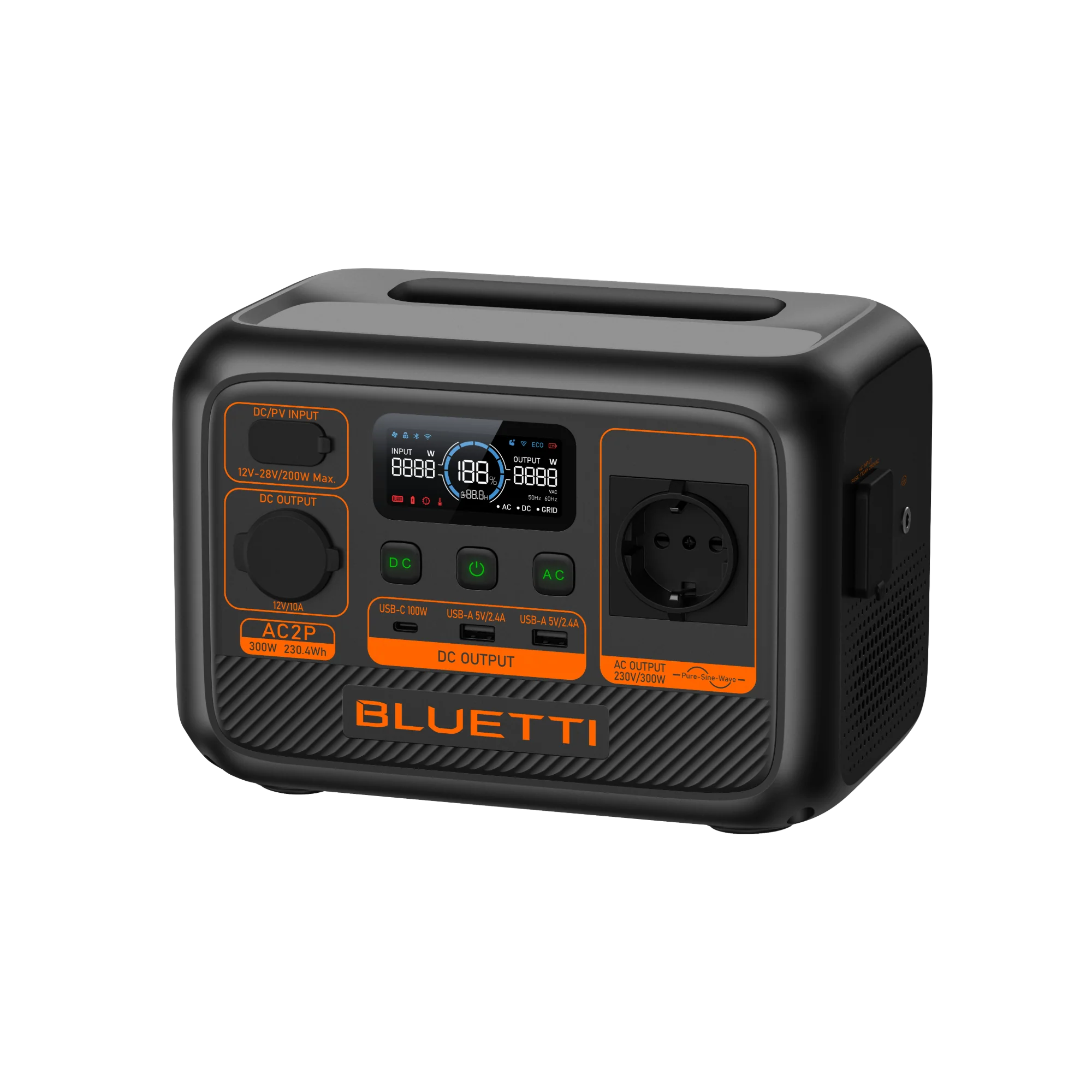 BLUETTI AC2P Power Station Portatile | 300 W 230,4 Wh - Image 3