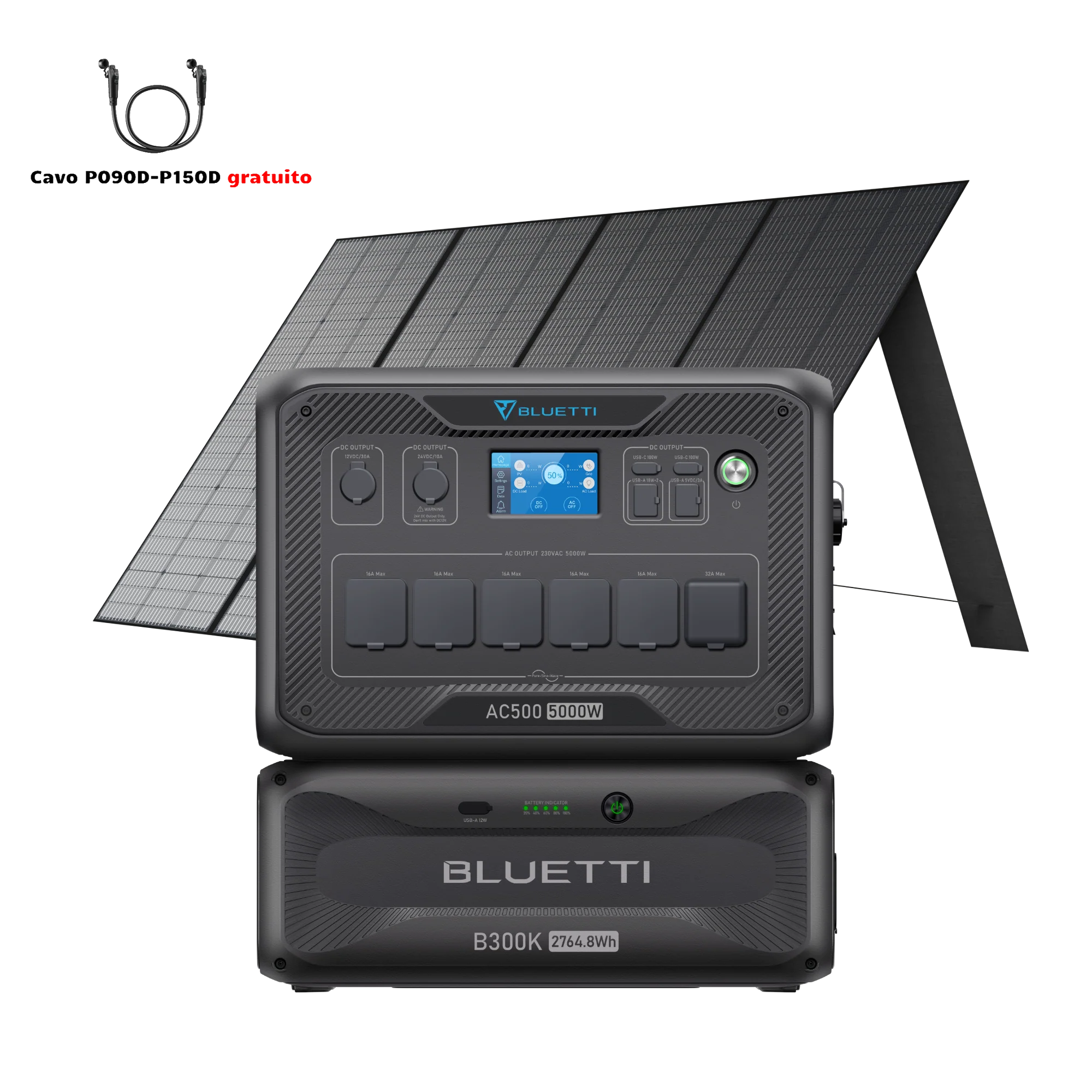 BLUETTI AC500 + B300K Backup Domestico - Image 3
