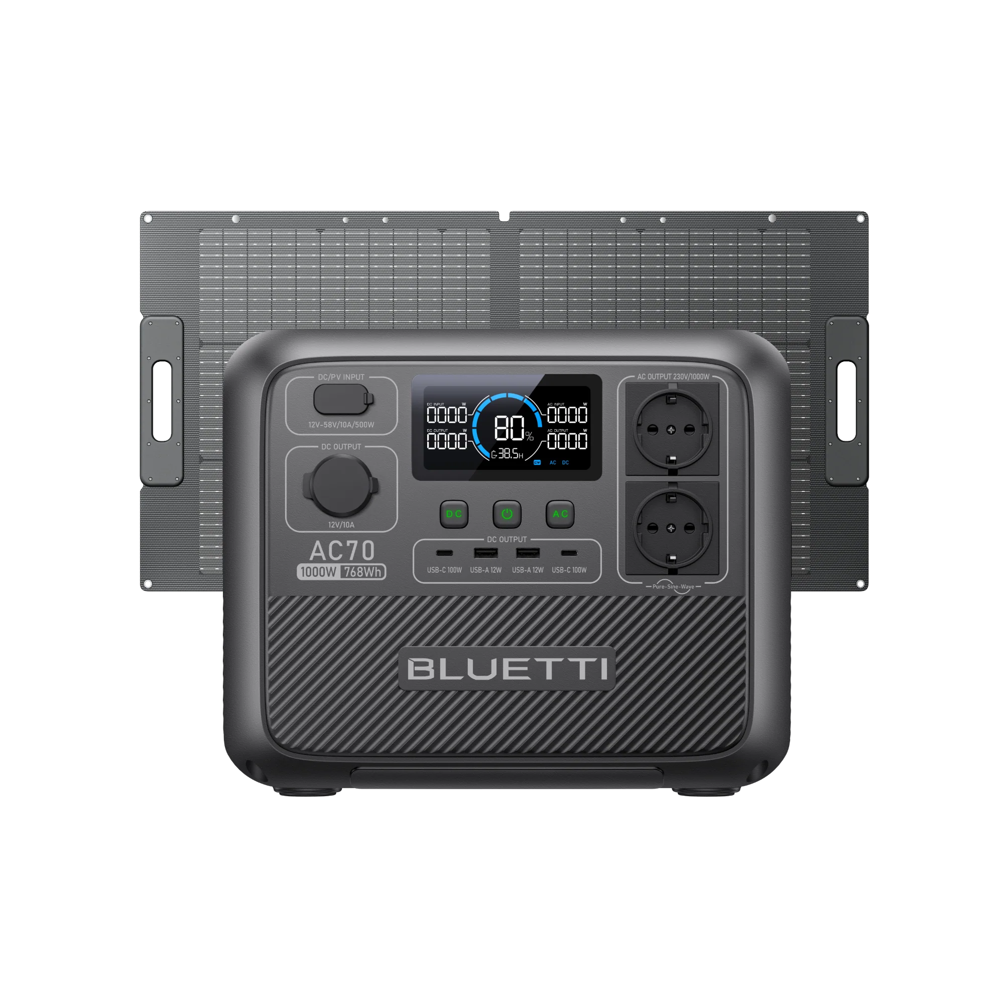 BLUETTI AC70 Power Station | 1.000 W 768 Wh - Image 11