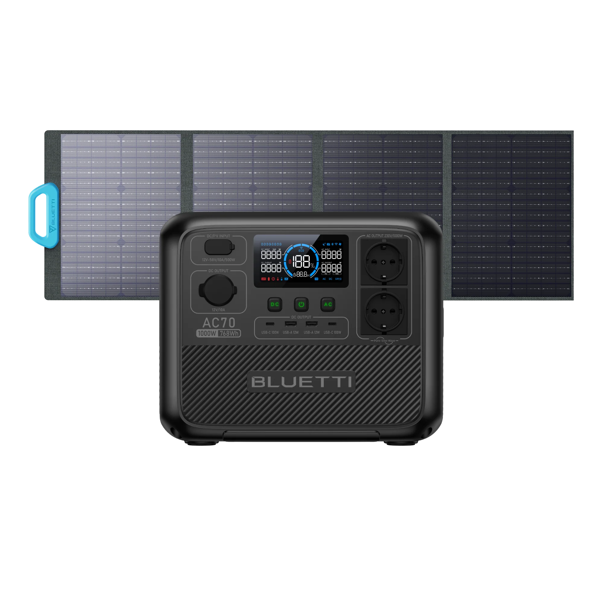 BLUETTI AC70 Power Station | 1.000 W 768 Wh - Image 6