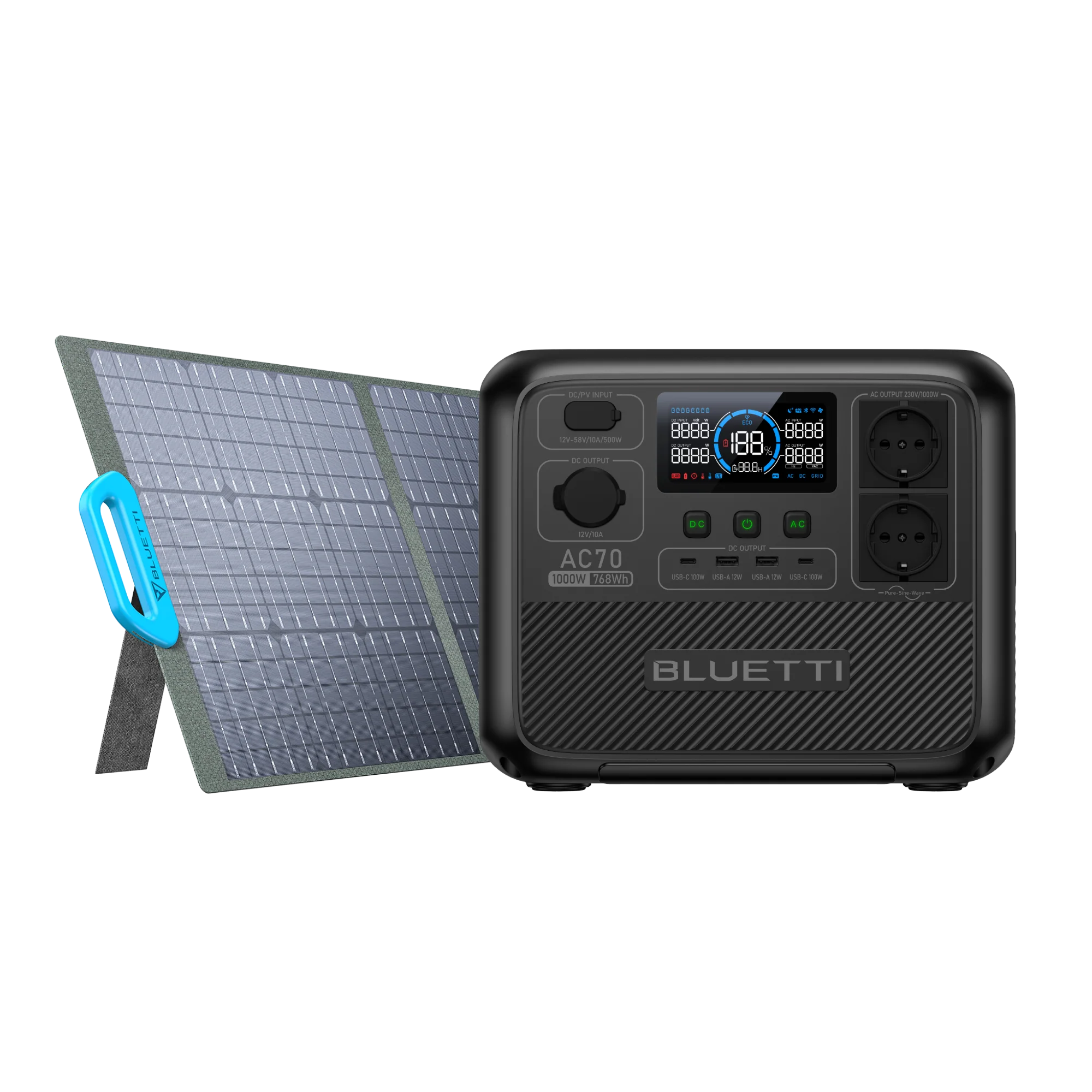 BLUETTI AC70 Power Station | 1.000 W 768 Wh - Image 7