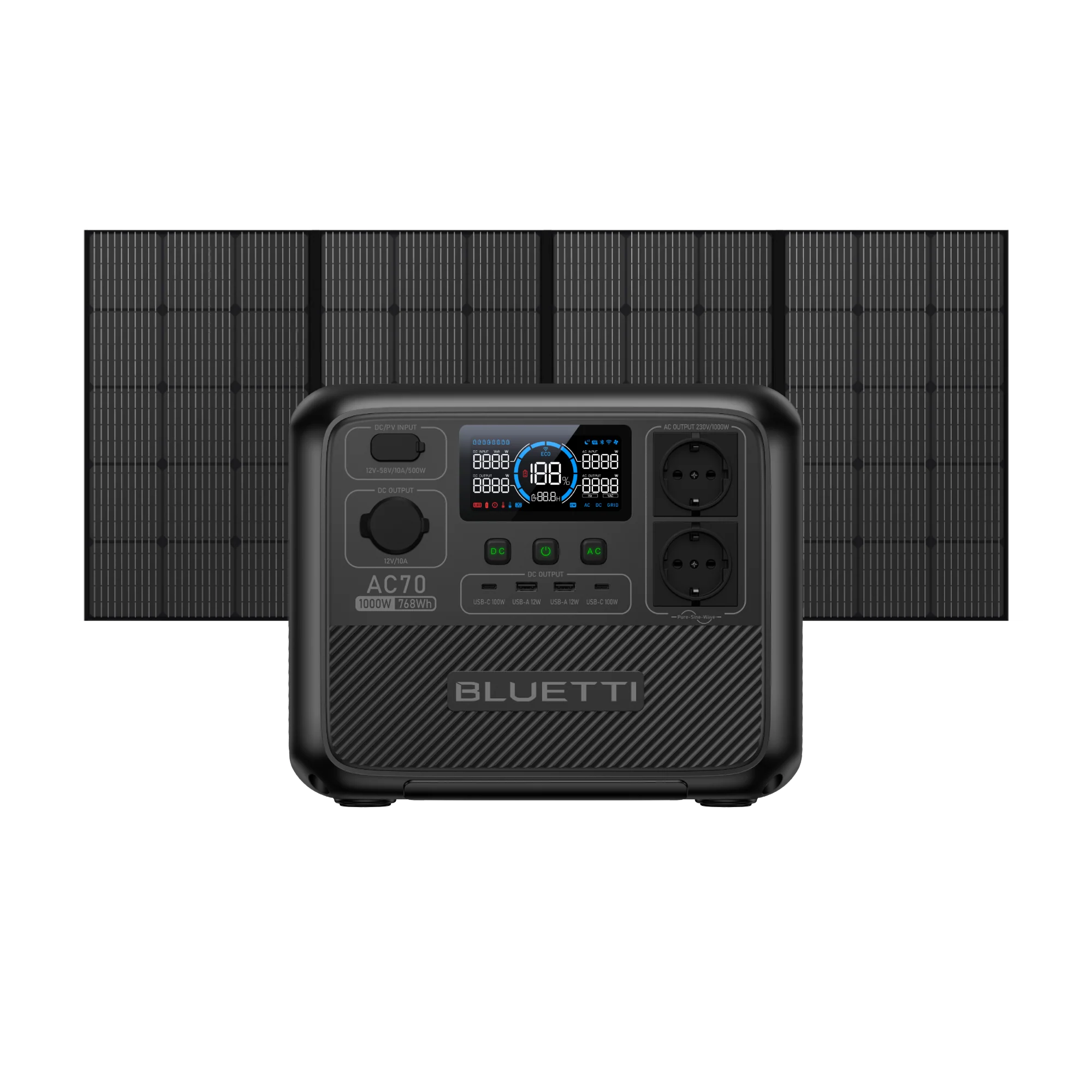BLUETTI AC70 Power Station | 1.000 W 768 Wh - Image 8