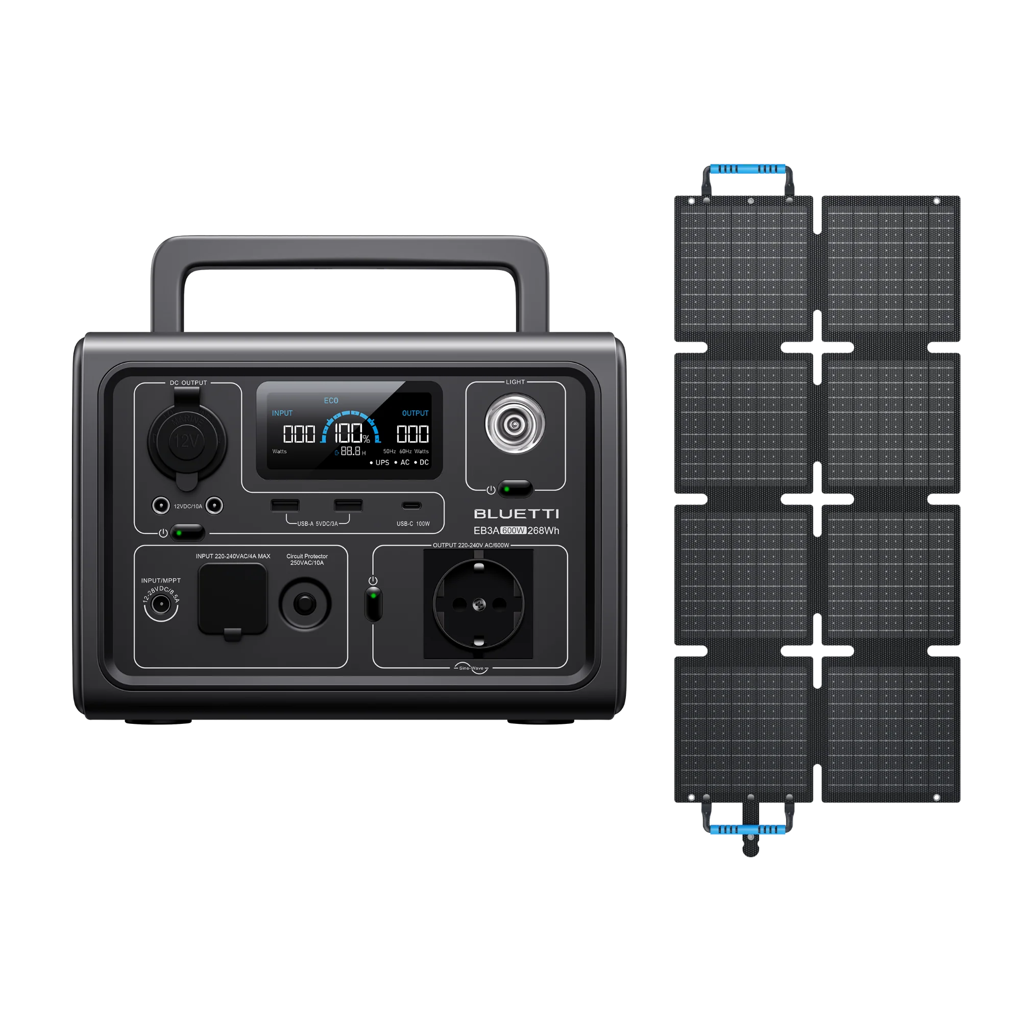 BLUETTI EB3A Power Station Portatile | 600 W 268 Wh(Esaurito) - Image 11