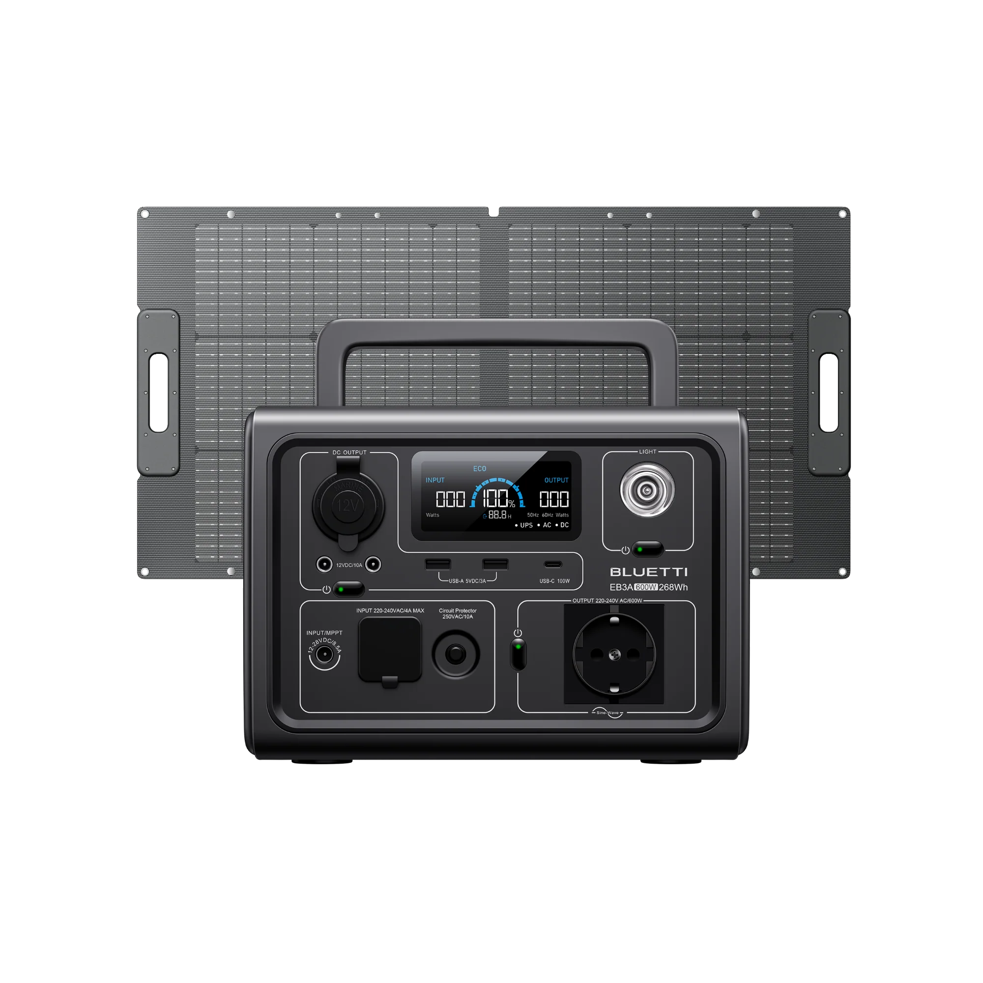 BLUETTI EB3A Power Station Portatile | 600 W 268 Wh(Esaurito) - Image 9
