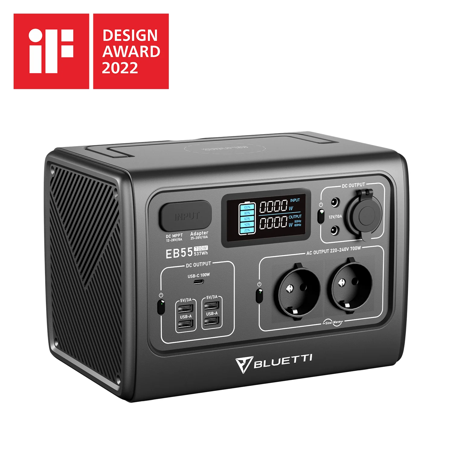 BLUETTI EB55 Power Station Portatile | 700 W 537 Wh - Image 3