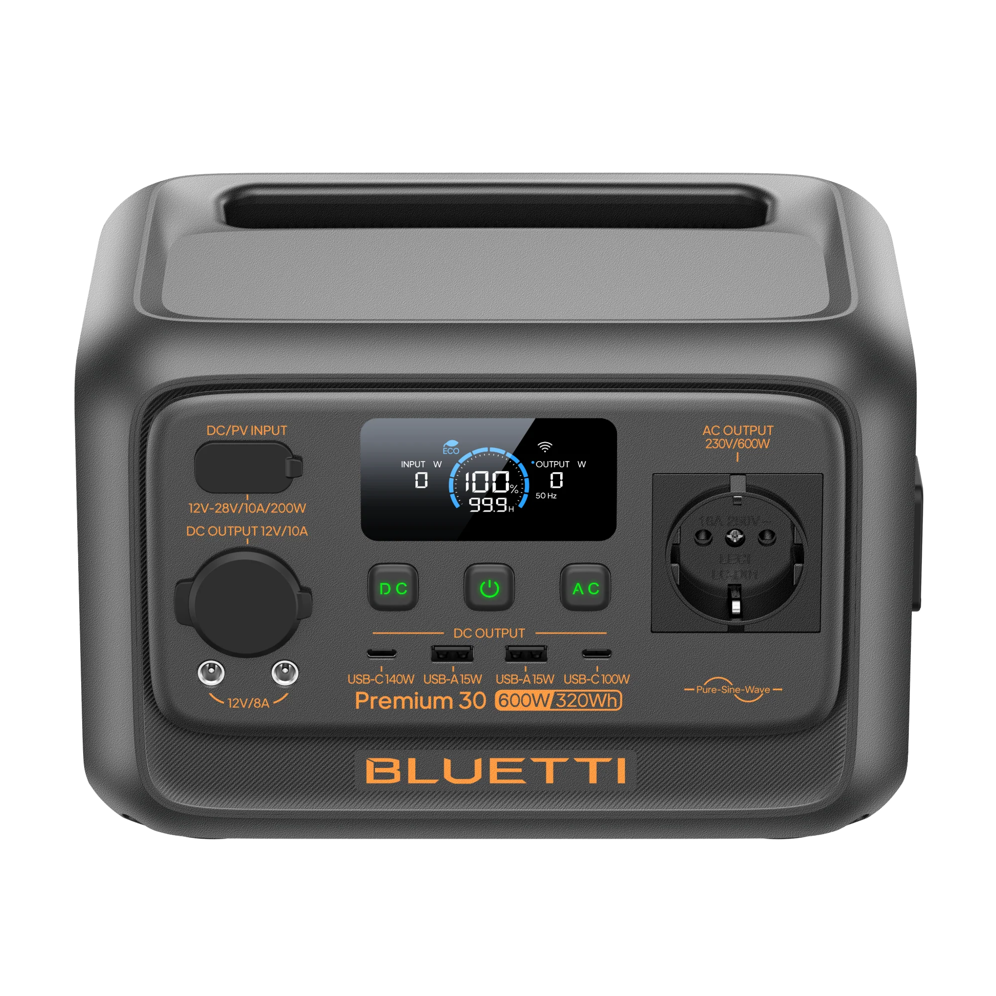 BLUETTI Premium 30 V2 Portable Power Station | 600W 320Wh - Image 5