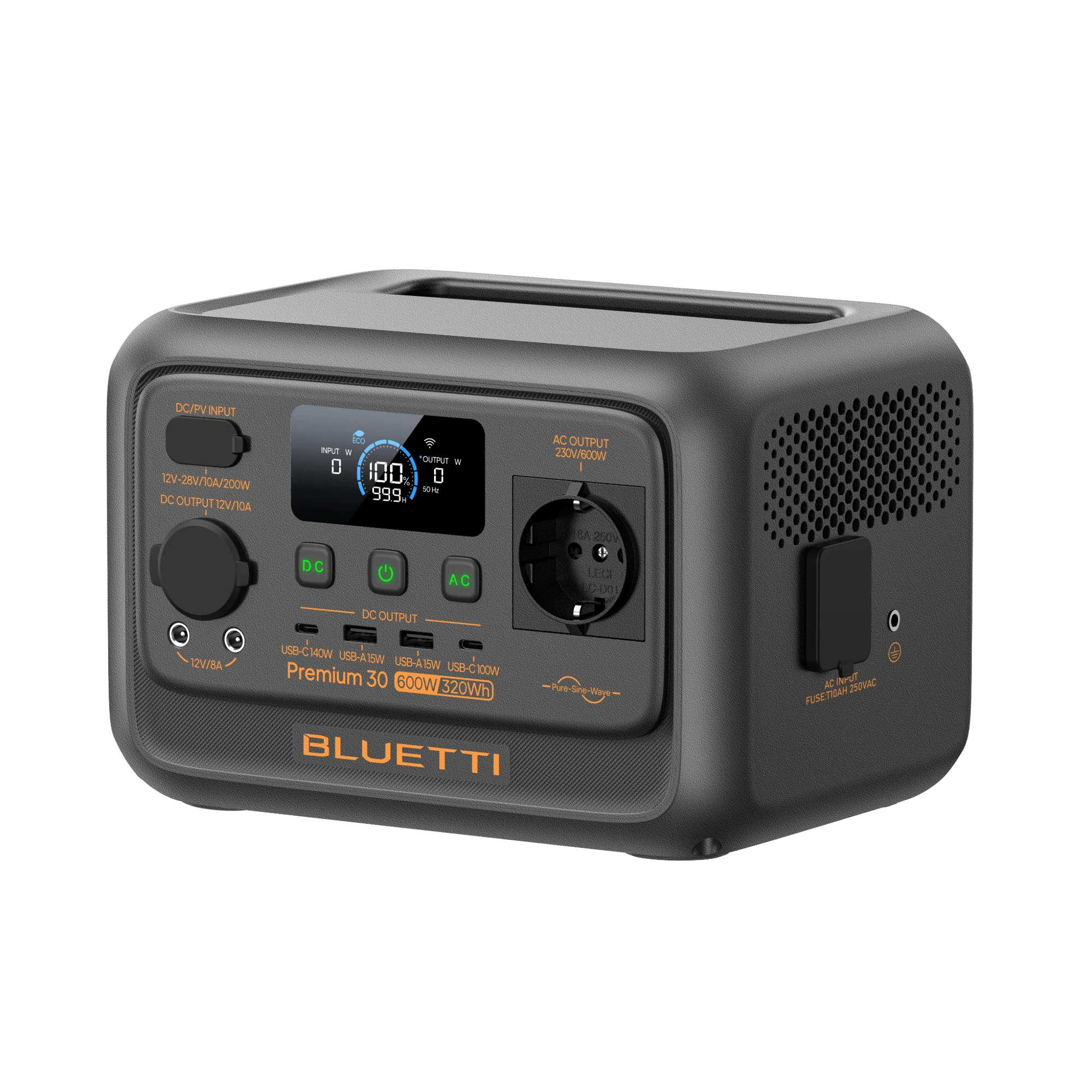 BLUETTI Premium 30 V2 Portable Power Station | 600W 320Wh - Image 6