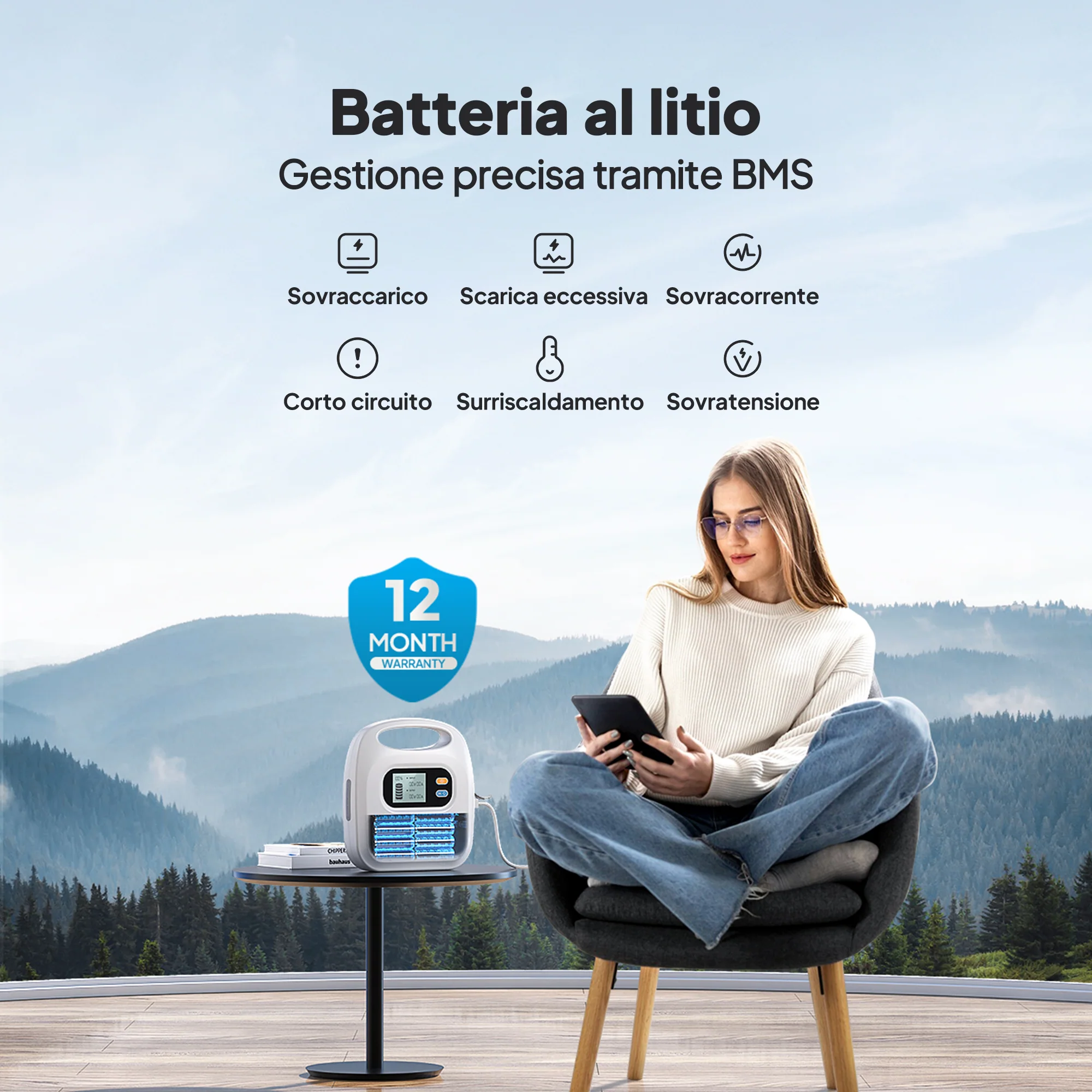 BLUETTI X30 Power Bank CPAP da 297 Wh per Campeggio/Viaggio/Emergenza - Image 6