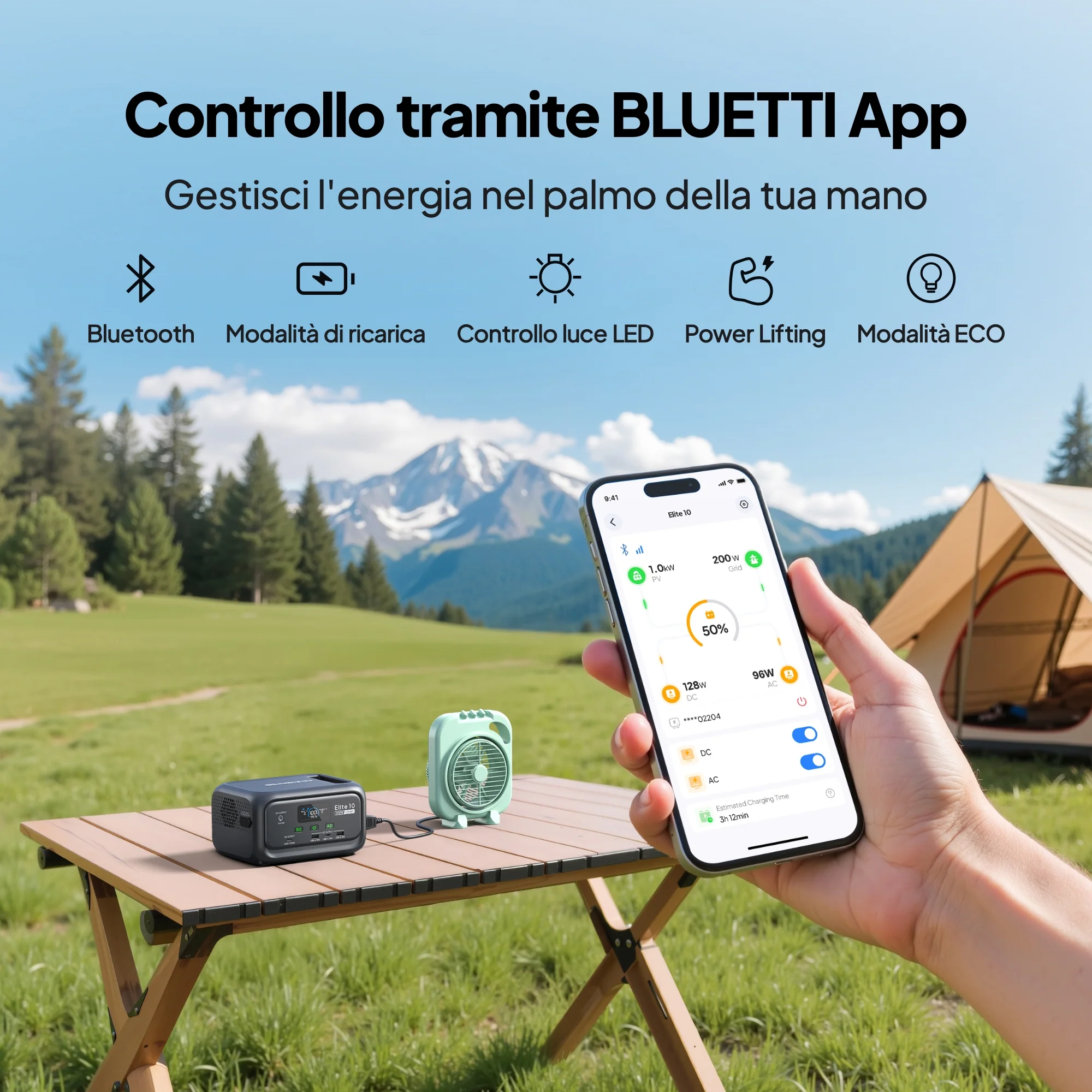 BLUETTI Elite 10 Mini Power Station | 200W 128Wh - Image 13
