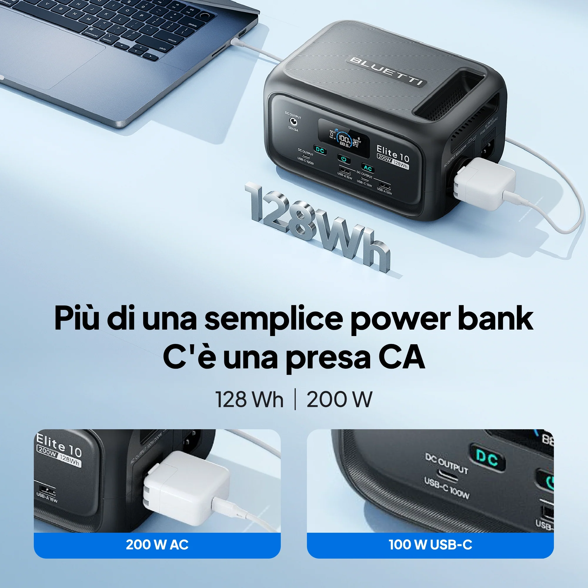 BLUETTI Elite 10 Mini Power Station | 200W 128Wh - Image 16