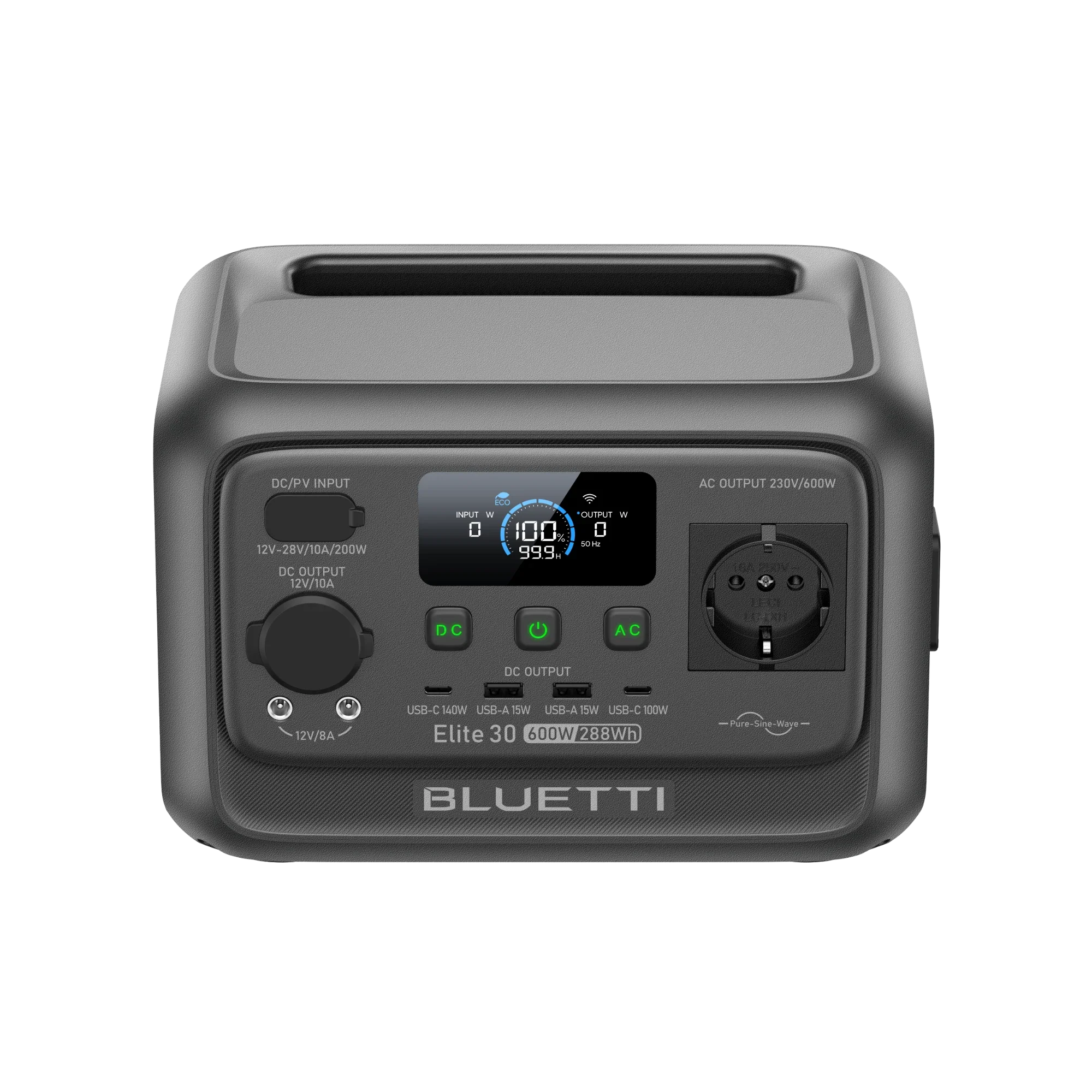BLUETTI Elite 30 V2 Power Station Portatile | 600W 288Wh - Image 10