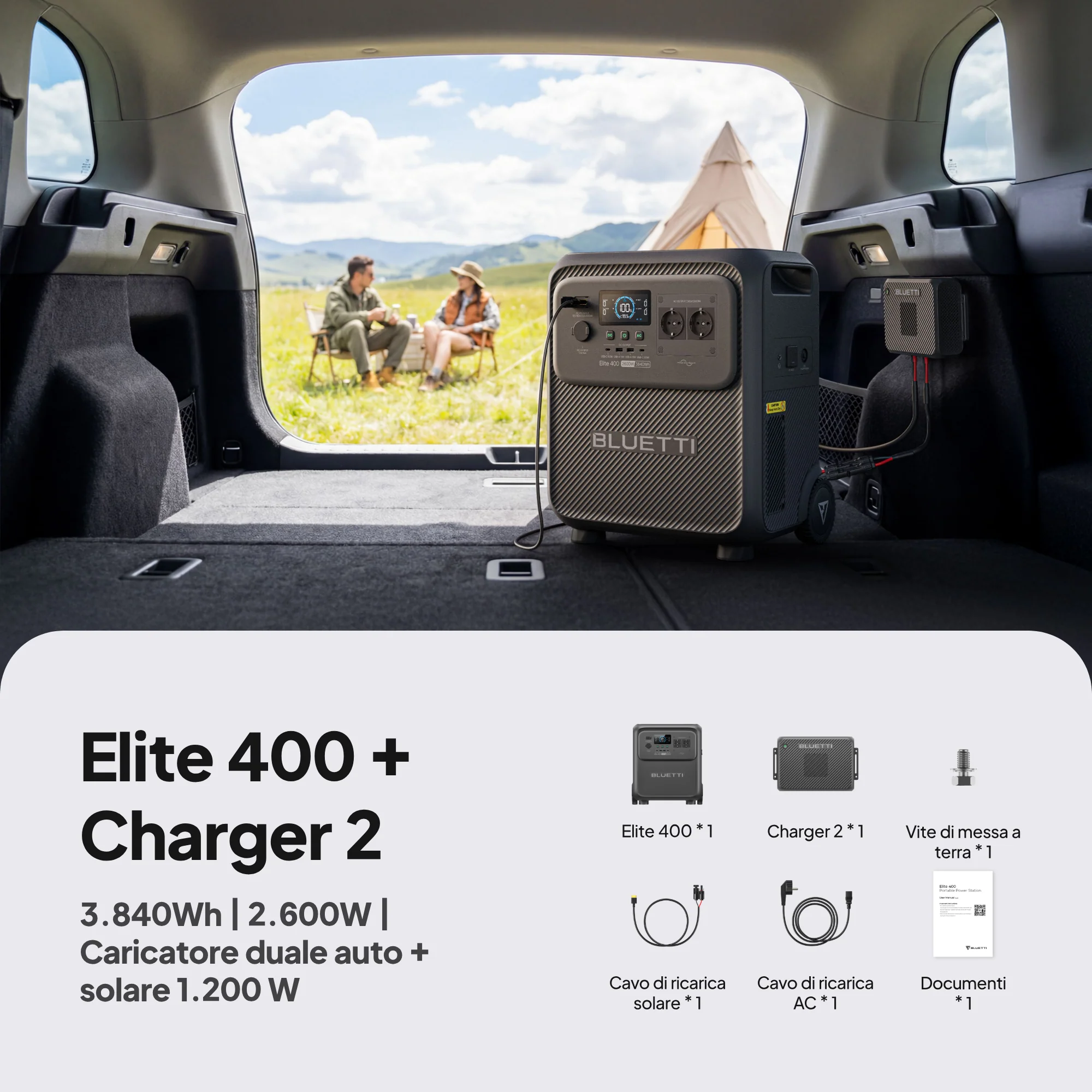BLUETTI Elite 400 Power Station portatile  | 2.600 W 3.840 Wh - Image 20
