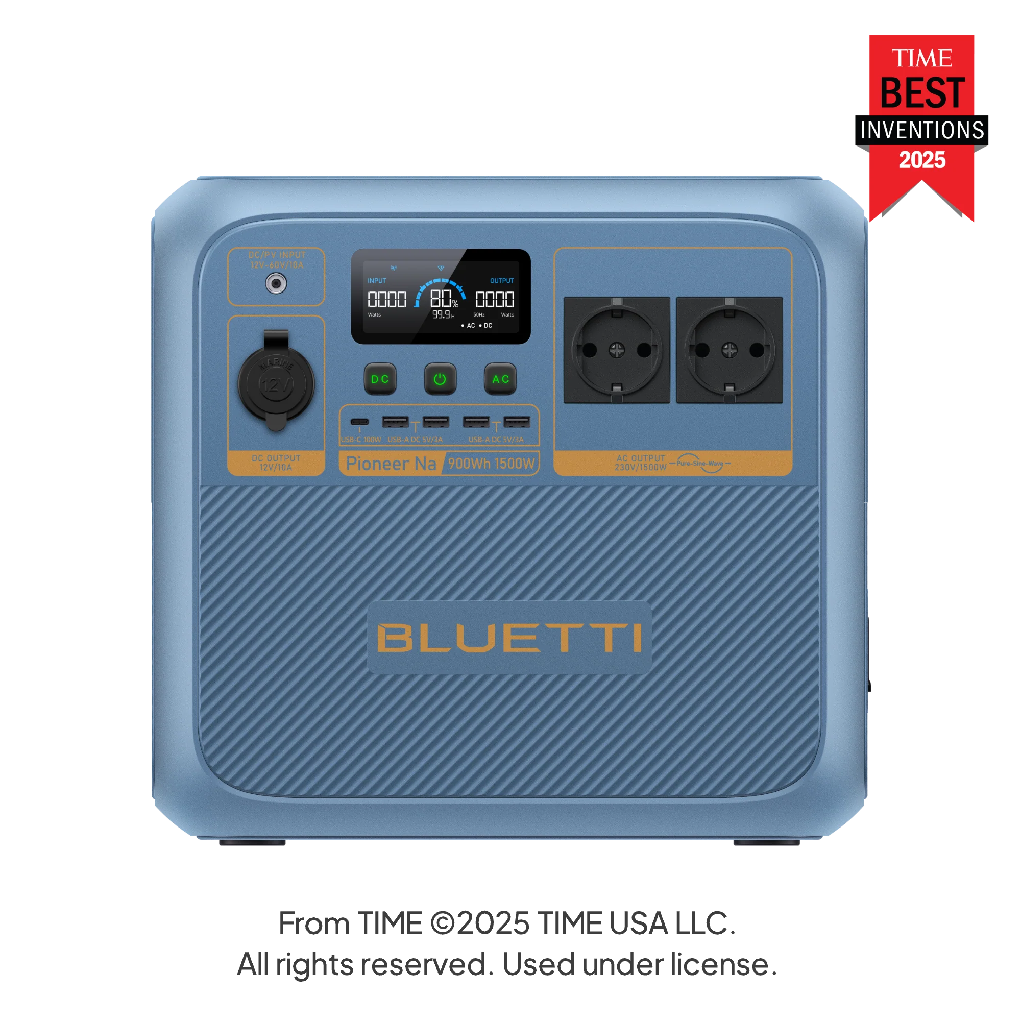 BLUETTI Pioneer Na Power Station Portatile (Sodium) | 1.500 W, 900 Wh