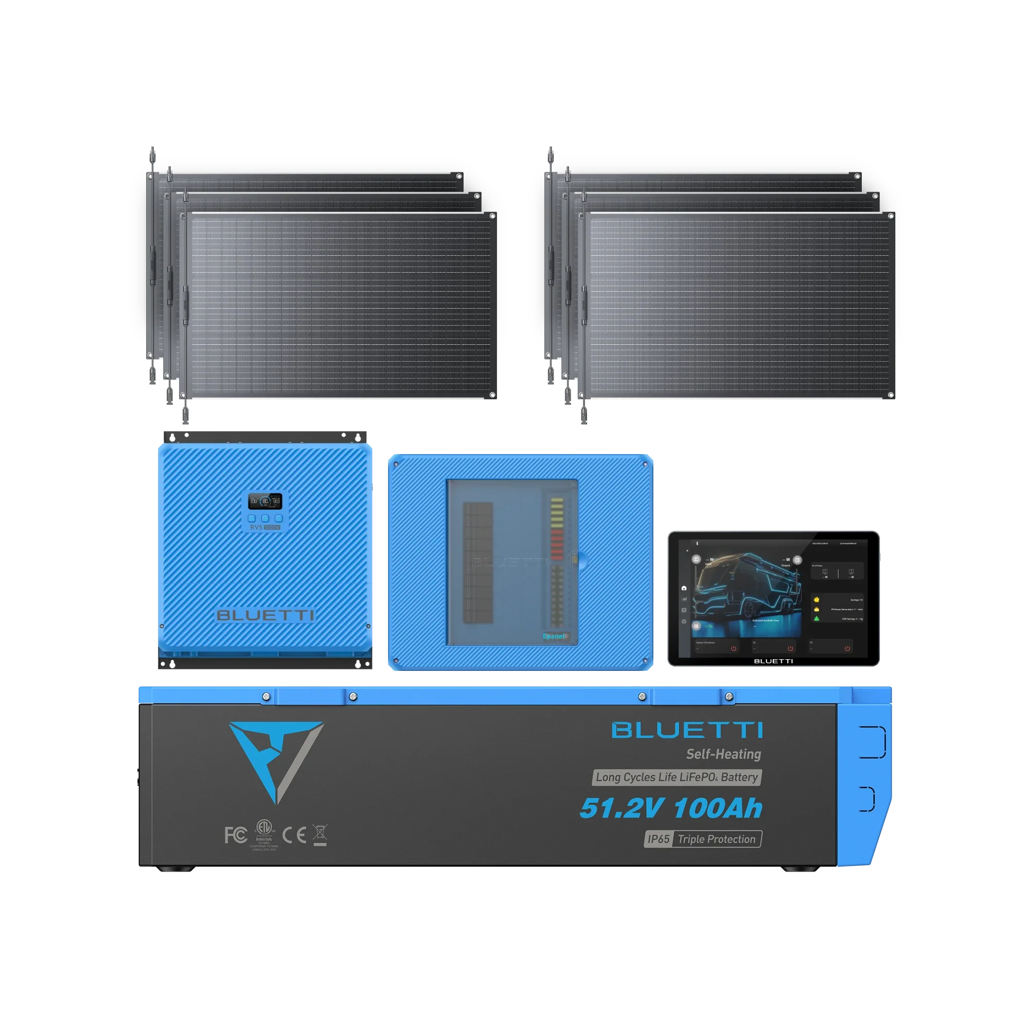 RV5+B4810+Epanel+Epad+3*200W